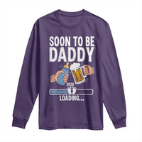 Dad to Be 2026 Long Sleeve Shirt Promoted To Daddy Beer Lover New Baby Gift