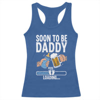 Dad to Be 2026 Racerback Tank Top Promoted To Daddy Beer Lover New Baby Gift