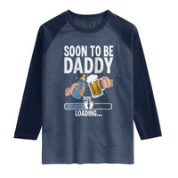 Dad to Be 2026 Raglan Shirt Promoted To Daddy Beer Lover New Baby Gift