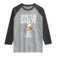 Dad to Be 2026 Raglan Shirt Promoted To Daddy Beer Lover New Baby Gift