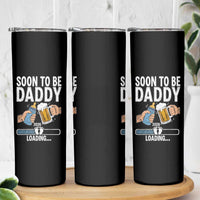 Dad to Be 2026 Skinny Tumbler Promoted To Daddy Beer Lover New Baby Gift