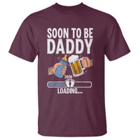 Dad to Be 2026 T Shirt Promoted To Daddy Beer Lover New Baby Gift