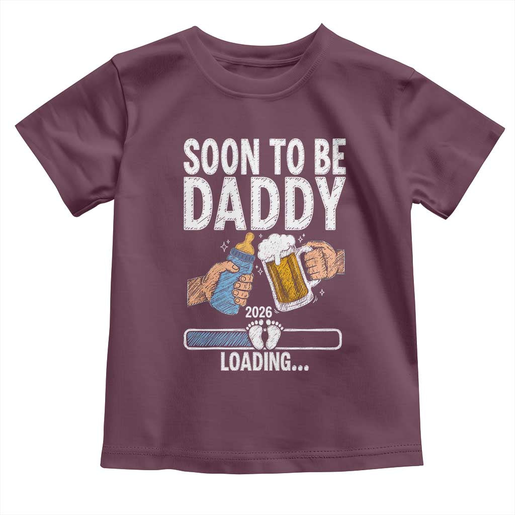 Dad to Be 2026 Toddler T Shirt Promoted To Daddy Beer Lover New Baby Gift