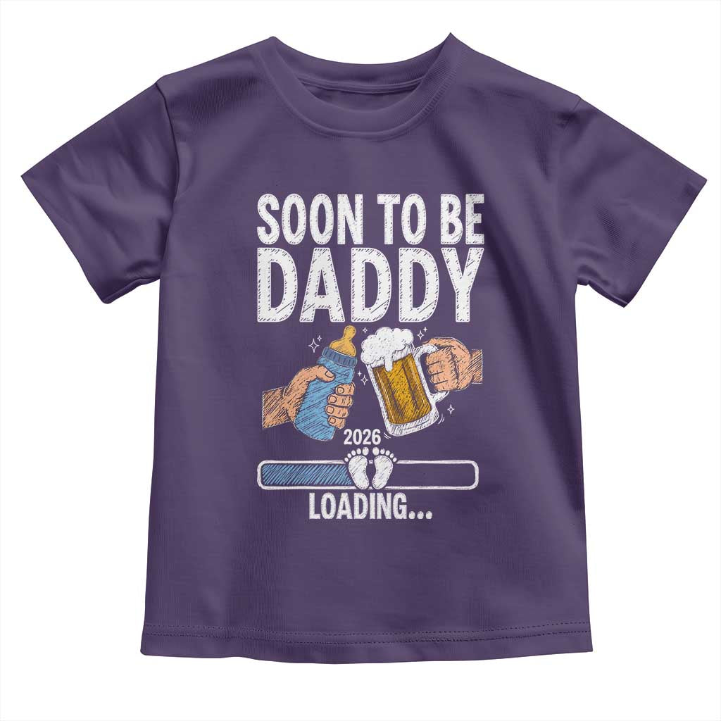 Dad to Be 2026 Toddler T Shirt Promoted To Daddy Beer Lover New Baby Gift