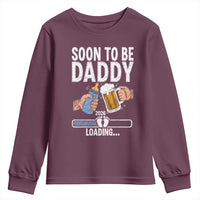 Dad to Be 2026 Youth Sweatshirt Promoted To Daddy Beer Lover New Baby Gift