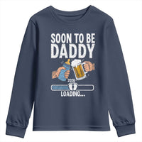 Dad to Be 2026 Youth Sweatshirt Promoted To Daddy Beer Lover New Baby Gift