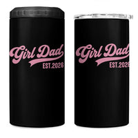 Soon to Be Daddy of Baby Girl 2026 4 in 1 Can Cooler Tumbler Promoted to Daddy New Dad