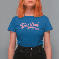 Soon to Be Daddy of Baby Girl 2026 T Shirt For Women Promoted to Daddy New Dad