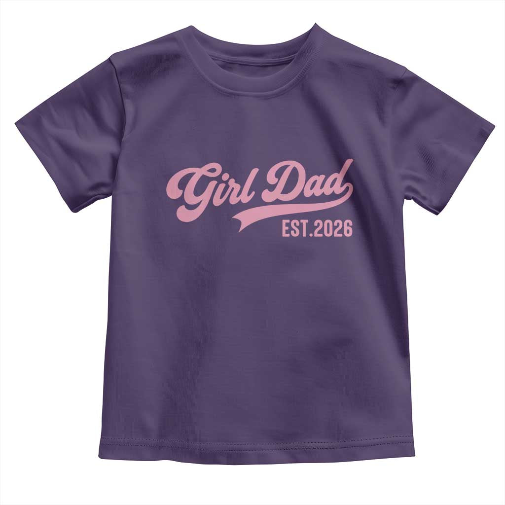 Soon to Be Daddy of Baby Girl 2026 Toddler T Shirt Promoted to Daddy New Dad