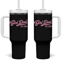 Soon to Be Daddy of Baby Girl 2026 Tumbler With Handle Promoted to Daddy New Dad