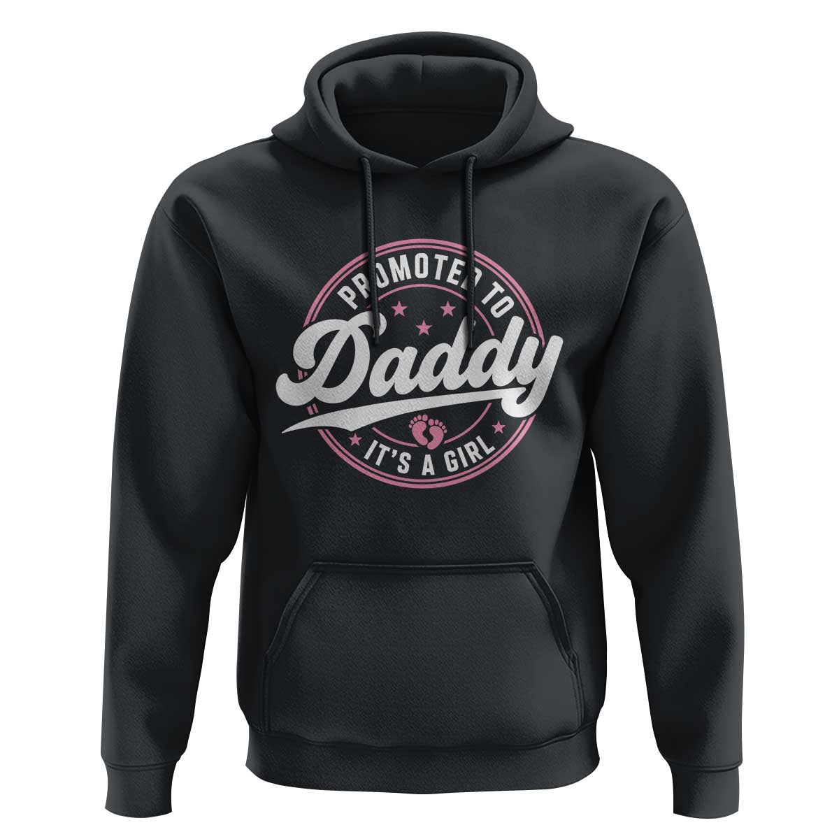 Promoted To Daddy It's A Girl Hoodie Funny Pregnancy Reveal