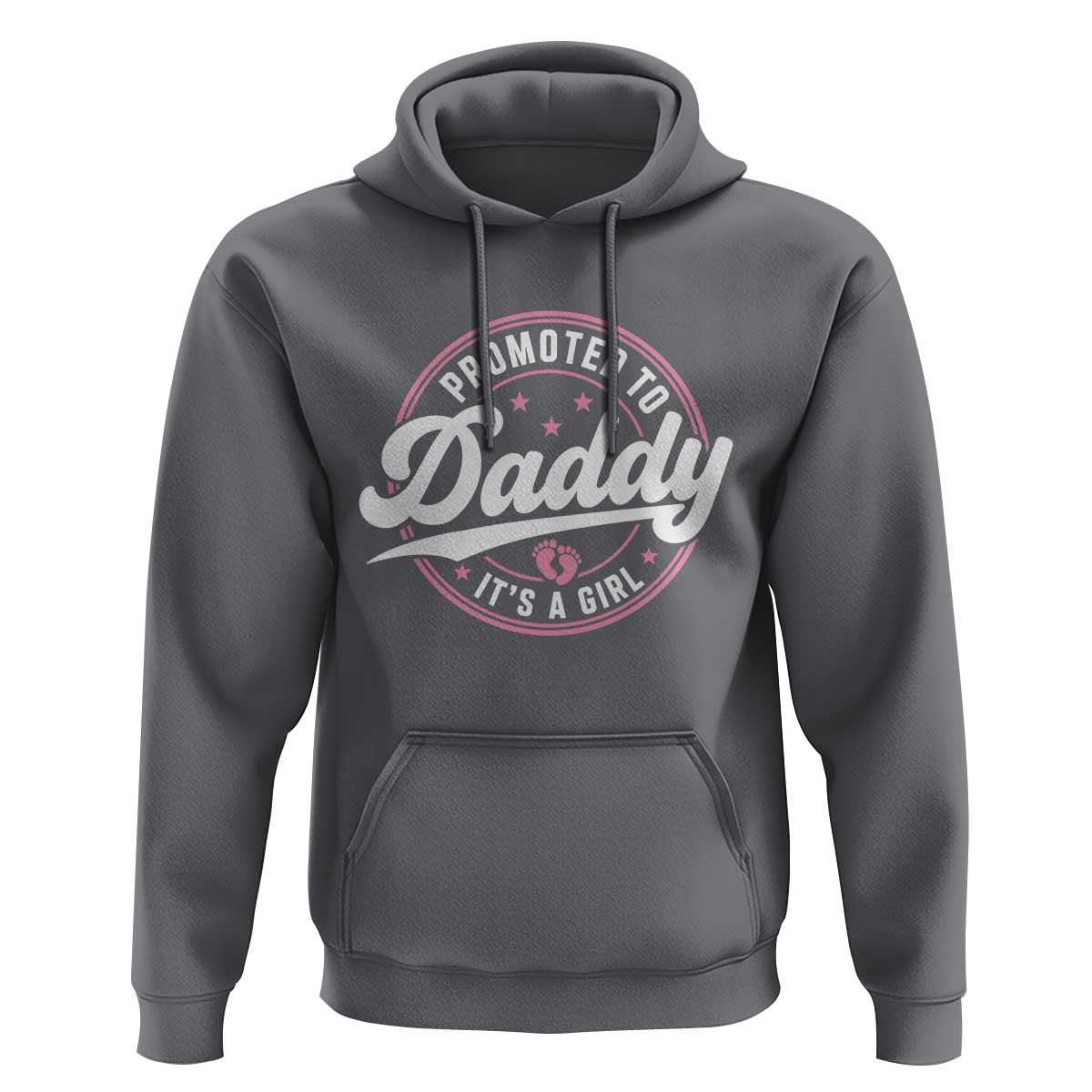 Promoted To Daddy It's A Girl Hoodie Funny Pregnancy Reveal
