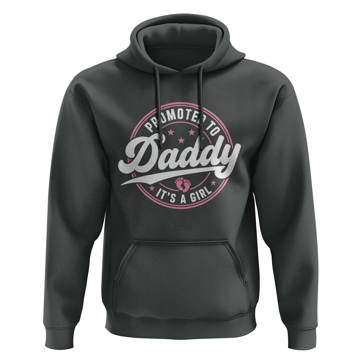 Promoted To Daddy It's A Girl Hoodie Funny Pregnancy Reveal