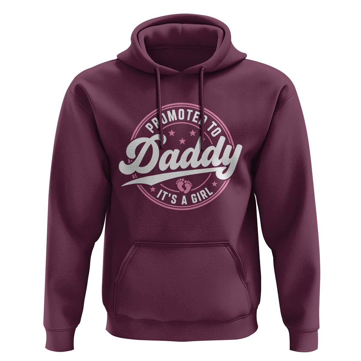 Promoted To Daddy It's A Girl Hoodie Funny Pregnancy Reveal