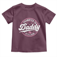 Promoted To Daddy It's A Girl Toddler T Shirt Funny Pregnancy Reveal