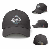 Promoted To Daddy It's A Boy Baseball Cap Funny Pregnancy Reveal