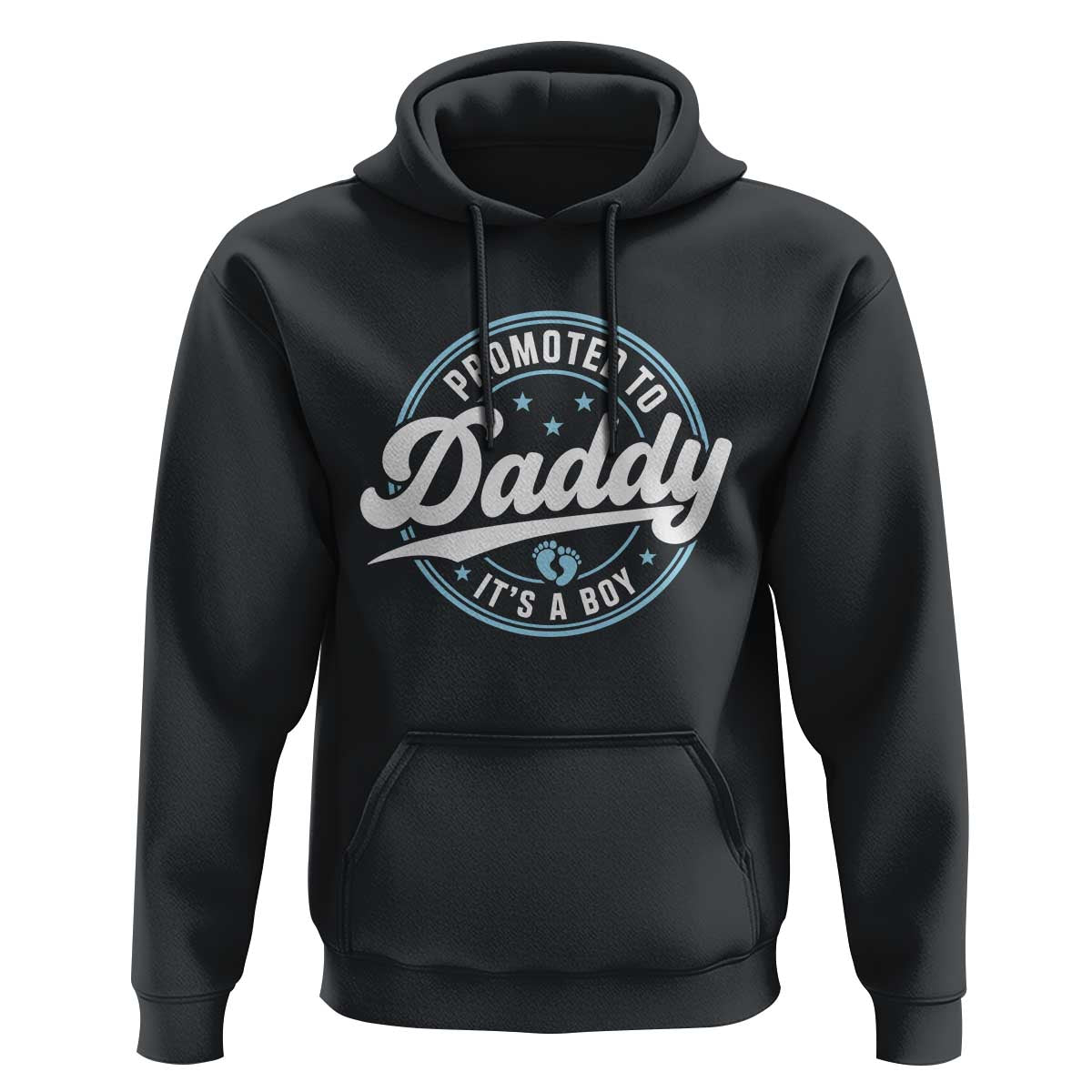 Promoted To Daddy It's A Boy Hoodie Funny Pregnancy Reveal