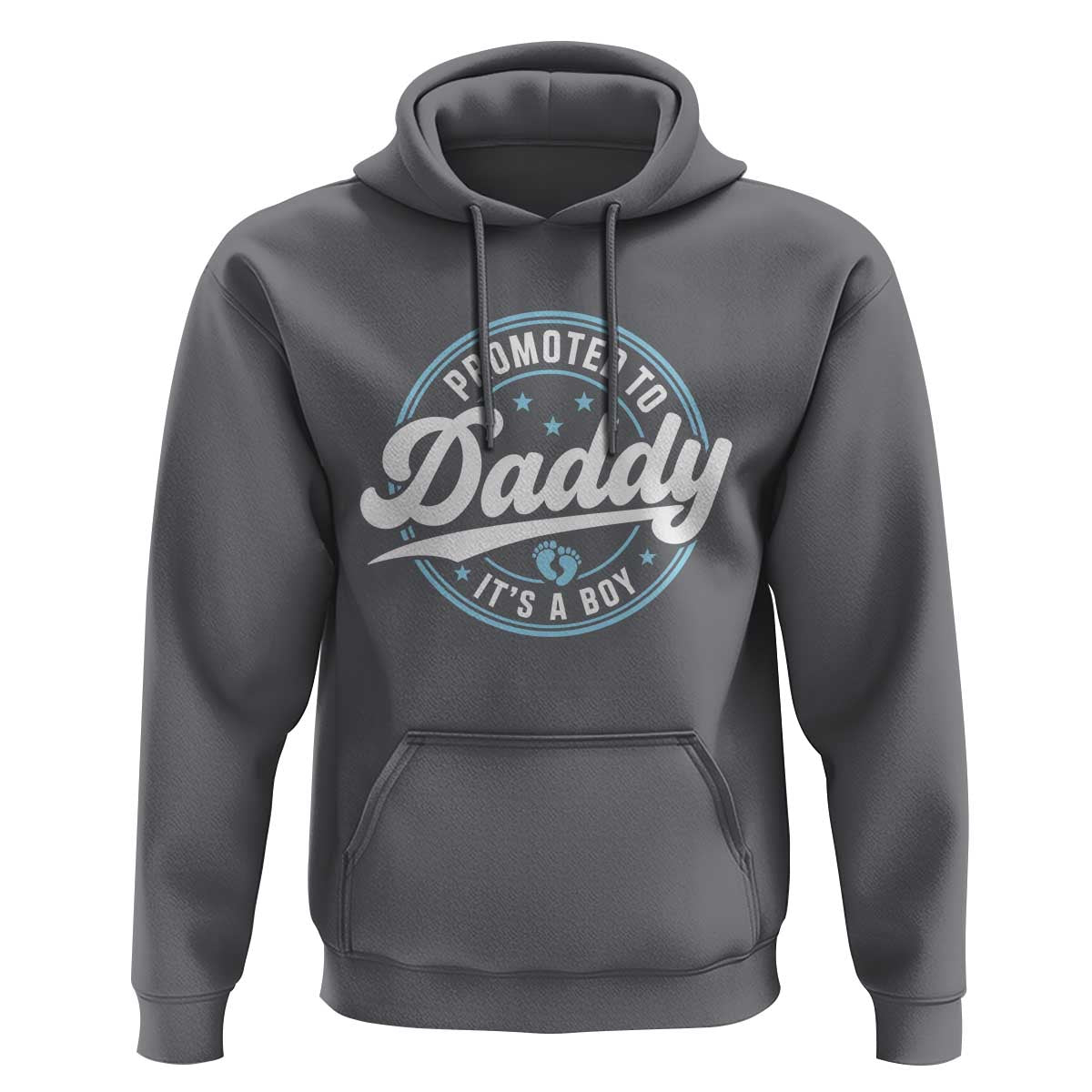 Promoted To Daddy It's A Boy Hoodie Funny Pregnancy Reveal