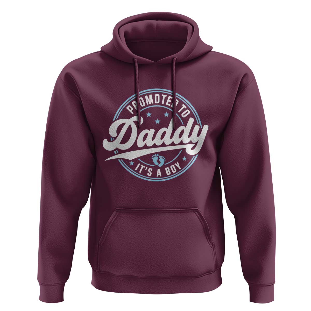 Promoted To Daddy It's A Boy Hoodie Funny Pregnancy Reveal