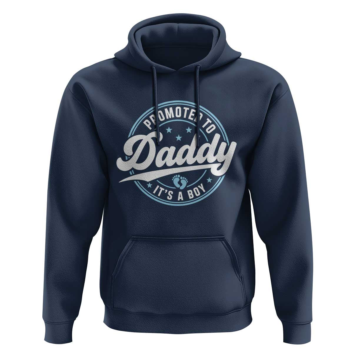 Promoted To Daddy It's A Boy Hoodie Funny Pregnancy Reveal