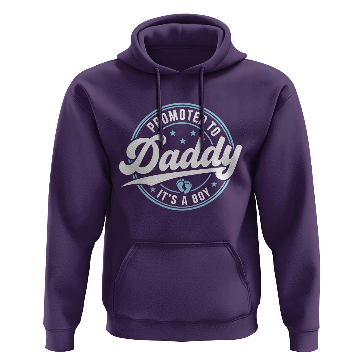 Promoted To Daddy It's A Boy Hoodie Funny Pregnancy Reveal