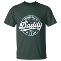 Promoted To Daddy It's A Boy T Shirt Funny Pregnancy Reveal