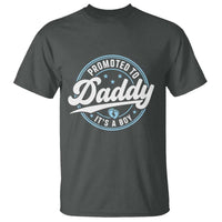 Promoted To Daddy It's A Boy T Shirt Funny Pregnancy Reveal
