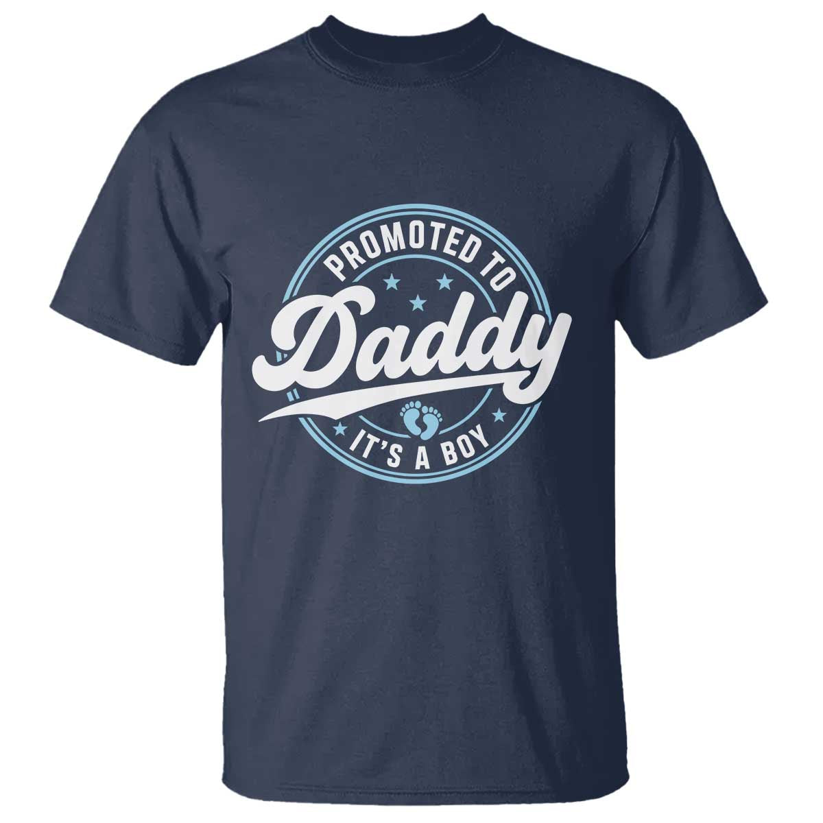 Promoted To Daddy It's A Boy T Shirt Funny Pregnancy Reveal