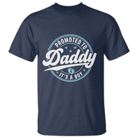 Promoted To Daddy It's A Boy T Shirt Funny Pregnancy Reveal