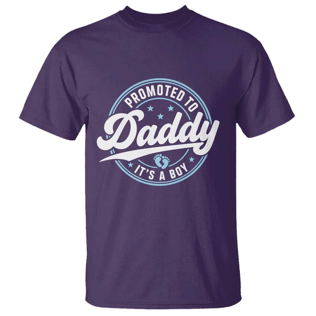 Promoted To Daddy It's A Boy T Shirt Funny Pregnancy Reveal
