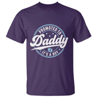Promoted To Daddy It's A Boy T Shirt Funny Pregnancy Reveal