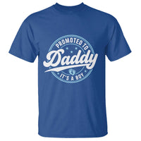 Promoted To Daddy It's A Boy T Shirt Funny Pregnancy Reveal