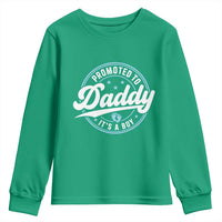 Promoted To Daddy It's A Boy Youth Sweatshirt Funny Pregnancy Reveal