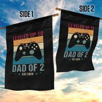 Dad Level Unlocked Garden Flag Funny New Dad Gaming Father's Day Gift