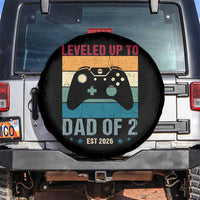 Dad Level Unlocked Spare Tire Cover Funny New Dad Gaming Father's Day Gift