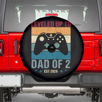 Dad Level Unlocked Spare Tire Cover Funny New Dad Gaming Father's Day Gift