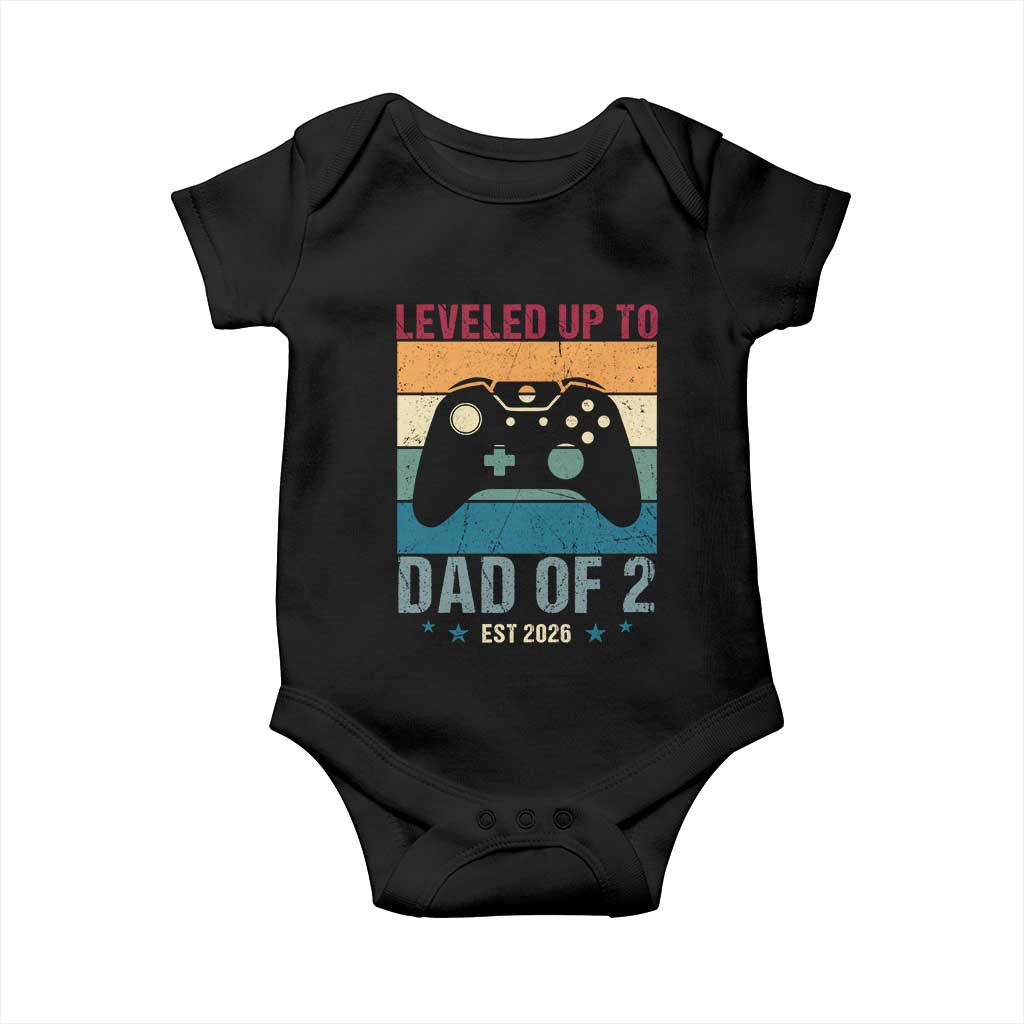 Dad Level Unlocked Baby Onesie Funny New Dad Gaming Father's Day Gift