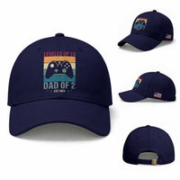 Dad Level Unlocked Baseball Cap Funny New Dad Gaming Father's Day Gift