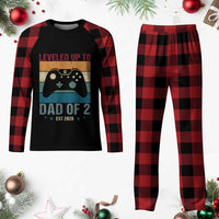 Dad Level Unlocked Plaid Pajama Set Funny New Dad Gaming Father's Day Gift