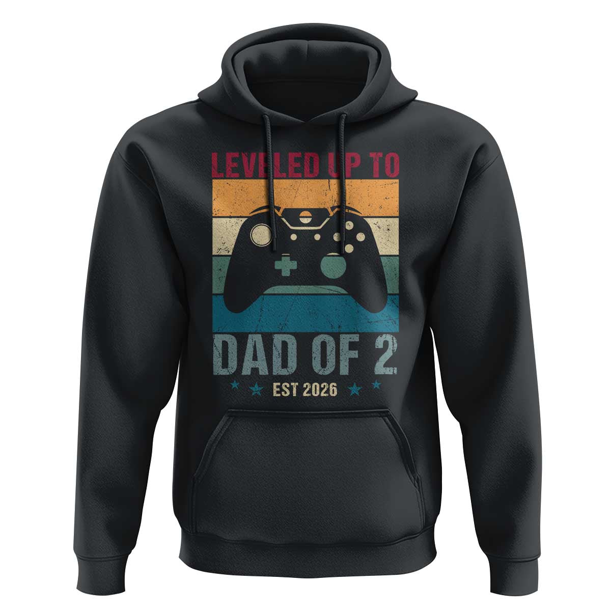 Dad Level Unlocked Hoodie Funny New Dad Gaming Father's Day Gift