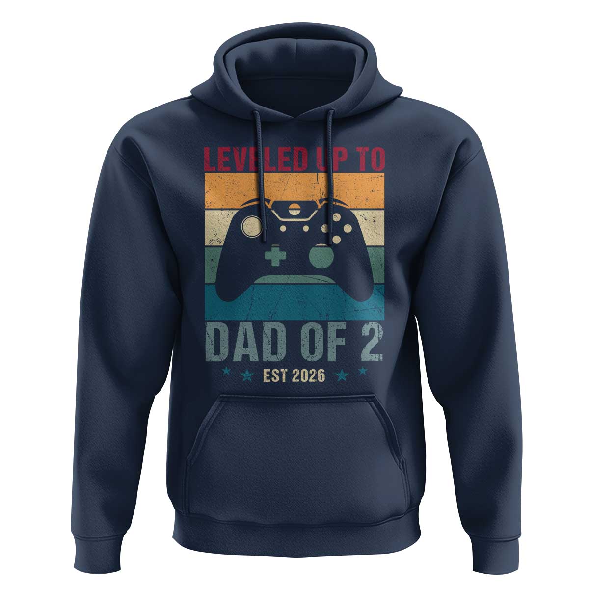 Dad Level Unlocked Hoodie Funny New Dad Gaming Father's Day Gift