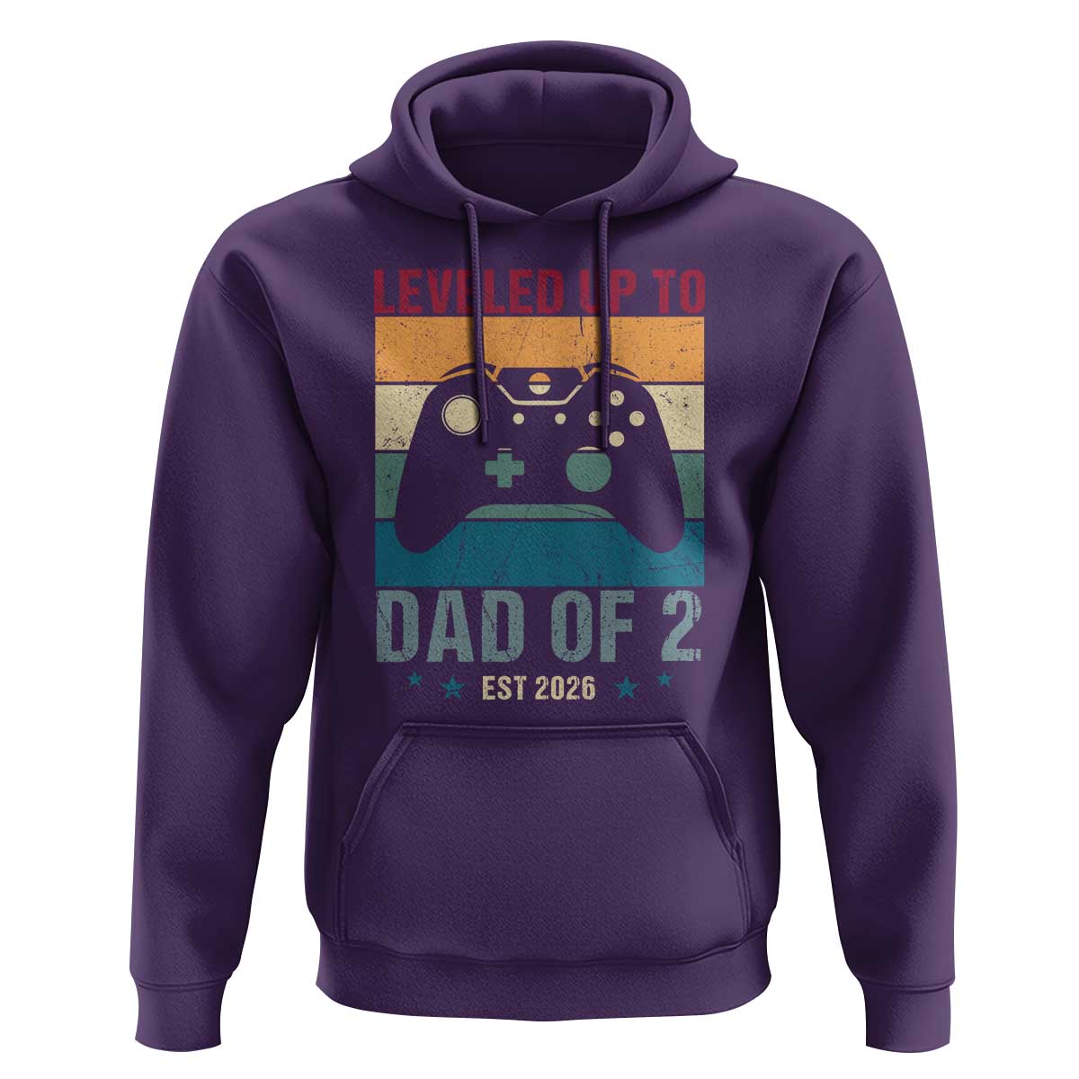 Dad Level Unlocked Hoodie Funny New Dad Gaming Father's Day Gift