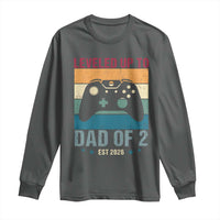 Dad Level Unlocked Long Sleeve Shirt Funny New Dad Gaming Father's Day Gift