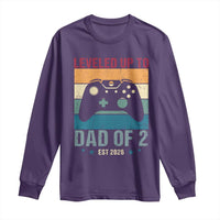 Dad Level Unlocked Long Sleeve Shirt Funny New Dad Gaming Father's Day Gift