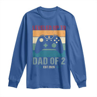 Dad Level Unlocked Long Sleeve Shirt Funny New Dad Gaming Father's Day Gift