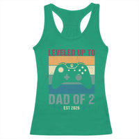 Dad Level Unlocked Racerback Tank Top Funny New Dad Gaming Father's Day Gift