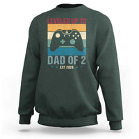 Dad Level Unlocked Sweatshirt Funny New Dad Gaming Father's Day Gift
