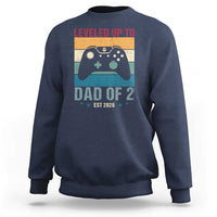 Dad Level Unlocked Sweatshirt Funny New Dad Gaming Father's Day Gift