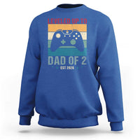 Dad Level Unlocked Sweatshirt Funny New Dad Gaming Father's Day Gift