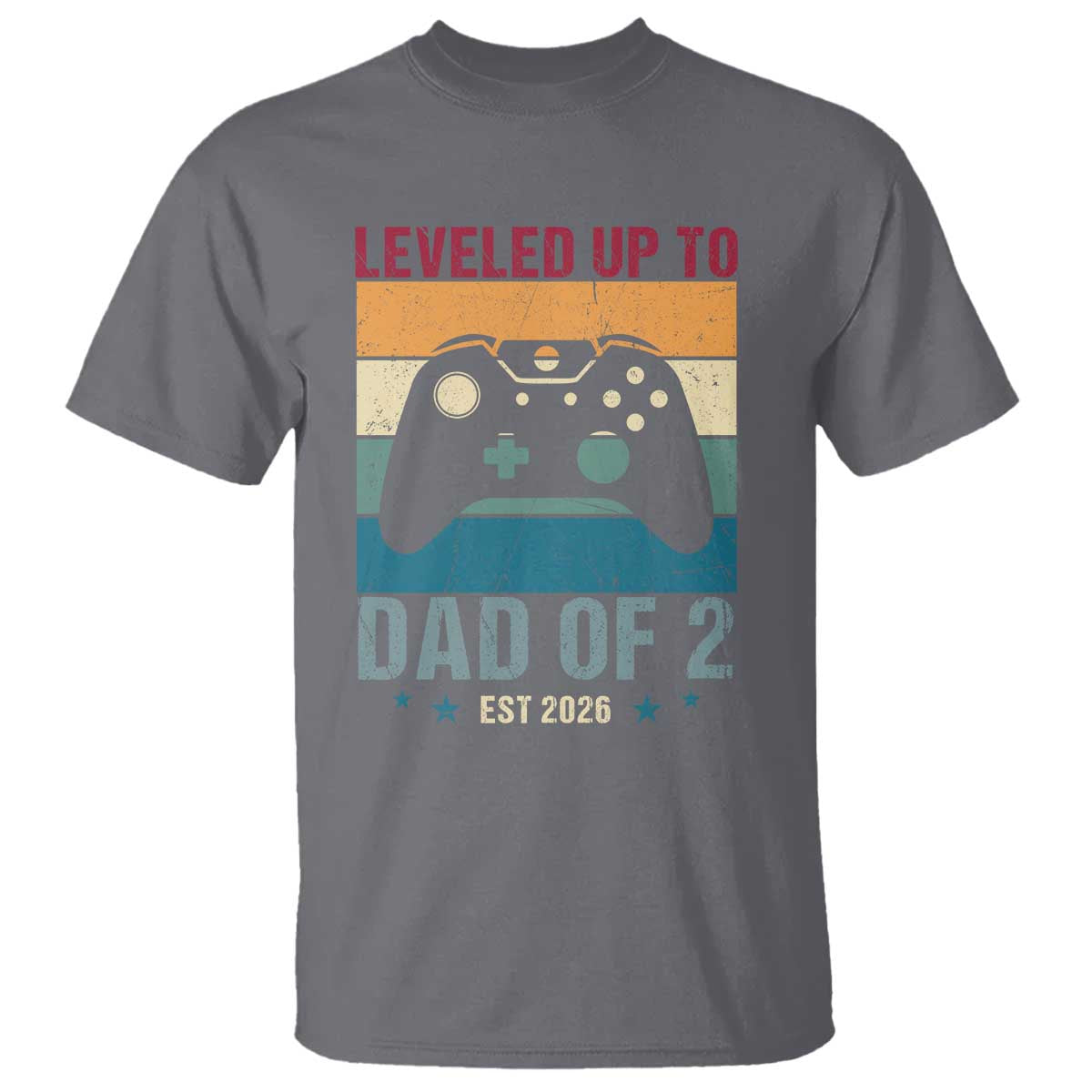 Dad Level Unlocked T Shirt Funny New Dad Gaming Father's Day Gift